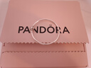 潘多拉（PANDORA）[618]银色圆梦手镯925银简约diy高级百搭情侣生日礼物送女友 银色圆梦手镯 19CM(建议120-130斤) 实拍图