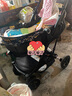 逗逗熊高景观婴儿推车两用避震轻便儿童车推车可折叠宝宝可坐可躺BB车 旗舰金色+全功能+单手收+橡胶轮 实拍图