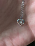 蓝色多瑙河 白18K金钻石吊坠项链(含钻石吊坠+18K金项链) 罗曼之约 晒单实拍图