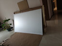 惠鑫钢化玻璃白板家用儿童画板培训教学黑板挂墙式投影超白哑光白板写字板公司办公会议室专用支架展板 120*200cm（超高清） 实拍图