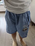 巴布豆儿童牛仔短裤男童夏季新款舒适纯棉裤子男孩夏天休闲五分裤 浅蓝 越野车巴布X 130 实拍图