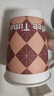 得力(deli) 一次性带盖咖啡杯加厚防烫纸杯子奶茶豆浆热饮杯420ml 50只装 实拍图