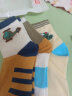 南极人儿童袜子男童夏季薄款中筒棉袜中大童学生宝宝短袜汽车款XL 实拍图