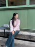 波司登反季轻薄鹅绒羽绒服女短款90绒菱格纹立领修身零压内胆外套 实拍图