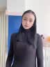 沐嫣陶瓷花朵耳钉女新款潮气质时尚高级感情人节生日礼物耳饰 陶紫 实拍图