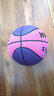 鸿克5号儿童篮球小学生幼儿园室外青少年软皮水泥地耐磨比赛蓝球 5号粉紫色512（配气筒气针网兜+教学视频） 实拍图