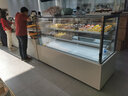 猛世蛋糕柜蛋糕展示柜冷藏柜商用西点柜冰箱保鲜柜烘焙慕斯糕点心生日甜品陈列柜寿司水果鲜花柜 风冷黑色直角后开+除雾+自动加湿 【旗舰款】1.2米落地式丨放地上 实拍图