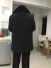 啄木鸟羽绒服男中老年中长款加厚保暖连帽老年人外套男装冬爸爸装 中长款-有毛领-蓝色 L (可穿110-130斤) 实拍图