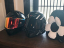 GSBgsb头盔gsb361摩托车头盔3C认证四季男女通用全盔机车仿赛头盔 （主推）闪光黑配透明镜片 S（建议53-54头围） 实拍图