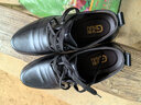 戈耐休闲皮鞋男士真皮秋冬保暖老年人爸爸鞋二棉鞋男防滑商务鞋子男鞋 黑色【真牛皮+上线】四季款 39 码(245MM) 实拍图