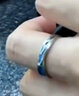 Vana山盟海誓银情侣戒指一对戒男女开口毕业生日礼物送男女朋友老婆 山海开口单个（备注男女款） 实拍图