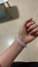 周六福（ZLF）  白月光玉髓手镯女宽条白透新中式国风送女友礼物 51mm 实拍图