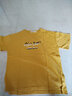 美莎尼纯棉t恤女短袖2023夏装新款百搭宽松上衣韩版印花T恤女 黄色【白黑字母】 2XL 建议130-145斤 实拍图