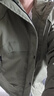 罗蒙（ROMON）秋冬加棉加厚外套男士青年棉衣服休闲连帽工装款防风夹克冲锋衣男 M1121军绿色 XL 实拍图