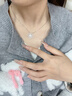 MITHAOL满钻太阳花项链女 轻奢高级感五瓣花吊坠锁骨链生日礼物送女朋友 《花漾》白金色项链专柜礼盒装【附近仓次日达】 情人节纪念日生日礼物送女友 实拍图