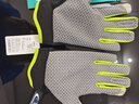 慕熙威尔 骑行手套男女全指薄款夏季户外运动登山旅行防晒山地车骑行防晒防滑摩托车手套钓鱼手套 绿色 L大码 实拍图