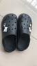 潮韵月男士洞洞鞋新款防滑厚底休闲外穿韩版沙滩软底包头拖鞋男 黑色玩具熊升级版 44 -45 偏小一码建议拍大一码 实拍图
