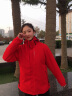 郝麦户外冲锋衣男三合一可拆卸加绒登山服冬季骑车防寒衣裤工作服外套 80953宝石蓝（女） L 实拍图