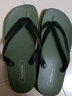 热风男鞋拖鞋沙滩拖鞋男士时尚舒适百搭居家简约青年夹脚人字拖 75黑绿 40 实拍图