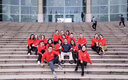 印师兄卫衣定制工作服连帽卫衣印logo公司秋冬年会卫衣周年庆团体服刺绣 红色【连帽薄款】 XL 实拍图
