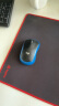 罗技（Logitech）M185鼠标 无线鼠标 办公鼠标 对称鼠标 黑色红边 带无线2.4G接收器 实拍图