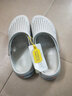 TOPULAIFU 凉鞋男洞洞鞋男 2022夏季时尚韩版休闲拖鞋男户外涉水海边包头沙滩鞋潮 0916-米白 44 实拍图