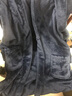 特丝格斯 法兰绒睡衣女秋冬情侣睡袍加厚珊瑚绒家居服浴袍保暖 藏青-男款 2XL 实拍图