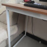 木以成居 电脑桌书桌加宽台式家用现代简约简易写字桌子 白色桌腿 LY-1049 实拍图
