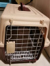 多可特（D-cat） 宠物航空箱猫太空舱猫包猫咪外出用品猫笼子狗托运箱外出便携式 2号-咖色（20斤以内)58*37*37 实拍图