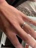 I Do钻戒对戒K金 情侣结婚女士戒指 Promise系列情人节礼物送女友 18号/18K金/男戒/现货 实拍图