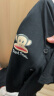 大嘴猴（paul frank）短袖t恤女夏季2024纯棉斜排扣设计感小众独特短款上衣黑色M 晒单实拍图