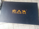 老人头（LAORENTOU）男士皮鞋商务休闲鞋头层牛皮套脚鞋耐滑圆头爸爸鞋 260278 黑40 实拍图