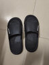 回力运动拖鞋男夏季可外穿户外eva厚底防滑高档潮流踩屎感凉拖鞋男士 黑色 42-43 实拍图
