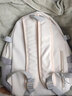 匡睿五折促销  书包女初高中生韩版大容量ins大学生背包男旅行双肩包 白拼灰色 实拍图