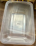 美丽雅一次性饭盒方形1000ml*30套 快餐打包盒大容量食品级便当野餐盒 实拍图