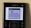 德州仪器TI CX II CAS彩屏中英文图形绘图计算器SAT IB AP留学出国考试京潮港 实拍图