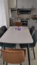 全友家居 餐桌耐用岩板台面长条桌餐厅稳固金属框架吃饭桌子DW1179 晒单实拍图