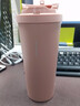 乐扣乐扣保温杯咖啡杯不锈钢车载杯便携大容量弹跳杯学生男女 元气弹跳杯粉色550ml 实拍图