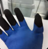劳保手套橡胶耐磨浸胶薄款透气加强指蓝色 ND150 12副 实拍图