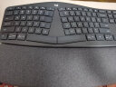 罗技（Logitech）ERGO K860 无线蓝牙键盘 多操作系统键盘 人体工学分体式键盘 多设备匹配办公键盘 K860黑色 实拍图