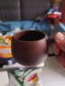 眷砂堂宜兴紫砂杯品茗杯茶碗功夫茶具纯手工茶盅原矿紫泥带把茶杯子大号 约160毫升 实拍图