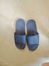 乐拖浴室拖鞋男夏季室内家用洗澡防滑情侣居家居软底简约凉拖鞋女夏天 藏青色 44-45 (适合43-44的脚穿) 实拍图
