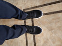 斯凯奇（Skechers）男鞋运动跑步缓震轻便鞋厚底鞋216281 黑色/蓝色/BKBL 41 实拍图