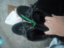 森馬（senma）时尚潮流英伦加绒保暖马丁靴系带休闲男靴M610313608 夜空黑 38码 实拍图