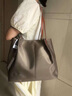 ANDSEEYOU品牌 帆布包女 韩版简约女士手提包 大容量托特包 商务休闲通勤包 时尚个性单肩包女 挪威卡其 实拍图