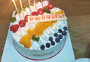 味多美 新鲜蛋糕 生日蛋糕  水果蛋糕 北京同城配送 新经典100% 20cm 巧克力坯朗姆酒提子夹心 实拍图