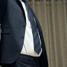 诺斯.马丁真丝领带男士正装商务职场日常手打7.5cm礼盒装520情人节礼物 深蓝色 实拍图