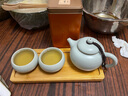 汝道 汝窑简约便携旅行茶具汝瓷功夫茶具干泡茶盘套装 陶瓷茶壶茶杯整套快客杯一壶两杯办公旅行套装 平安壶一壶两款旅行套装 实拍图