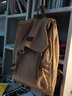 新潮代背包男休闲帆布双肩包大容量通勤电脑包运动潮流初中大学生书包 大号卡其色【可放15.6英寸电脑】 双肩包 实拍图