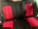 布兰特 汽车坐垫四季通用汽车座套座垫全包布艺卡通可爱刺绣座椅套垫 H5魅力红-标准版 实拍图